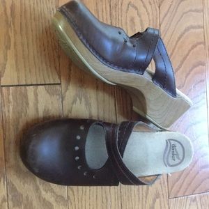 Dansko slip on clog